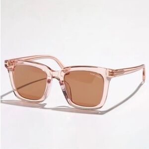 New! Tom Ford Pink Sunglasses FT0970-K 72E, Authentic